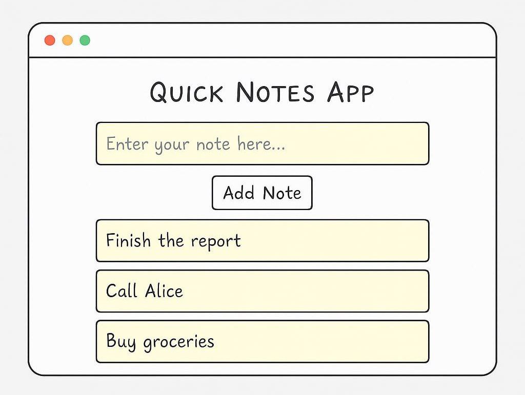 Quick Notes App